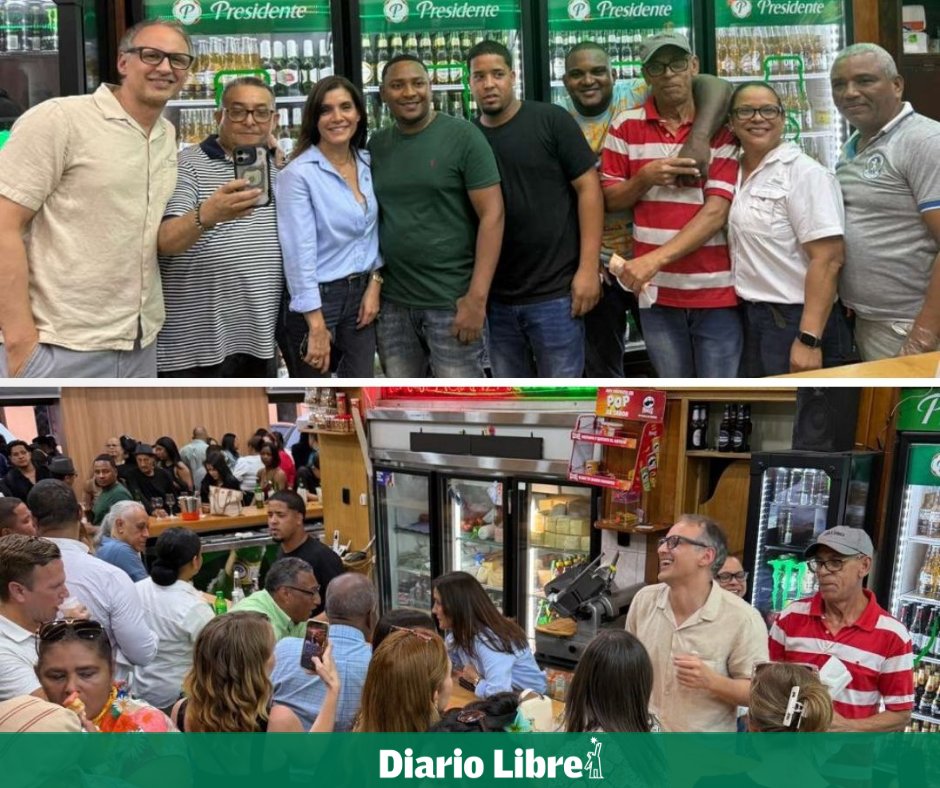 DiarioLibre's tweet photo. 🇺🇸 |#DiarioLibreUSA| Diplomacia con sabor local: embajadora disfruta en colmado capitalino
🔗https://t.co/iaTDg2LN36
#DiarioLibre #LeahCampos #Embajadora #CulturaDominicana #Colmado https://t.co/XvnJ18F58X