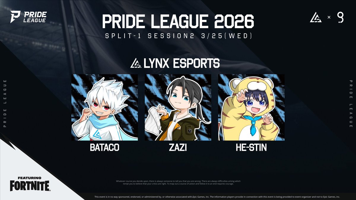 LYNX e-sports tweet media