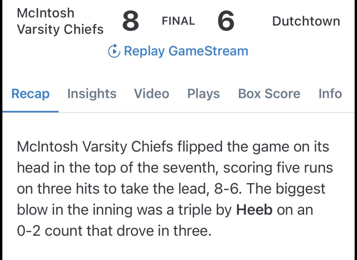 heeb_ryan's tweet photo. Chiefs with a 7th inning comeback win! @JacksonHeeb 
@danielgernon_ @PG_Georgia @PG_Uncommitted @HP_Uncommitted @hp_chilidogs https://t.co/QR5lBzgvH4