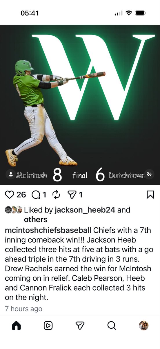 heeb_ryan's tweet photo. Chiefs with a 7th inning comeback win! @JacksonHeeb 
@danielgernon_ @PG_Georgia @PG_Uncommitted @HP_Uncommitted @hp_chilidogs https://t.co/QR5lBzgvH4
