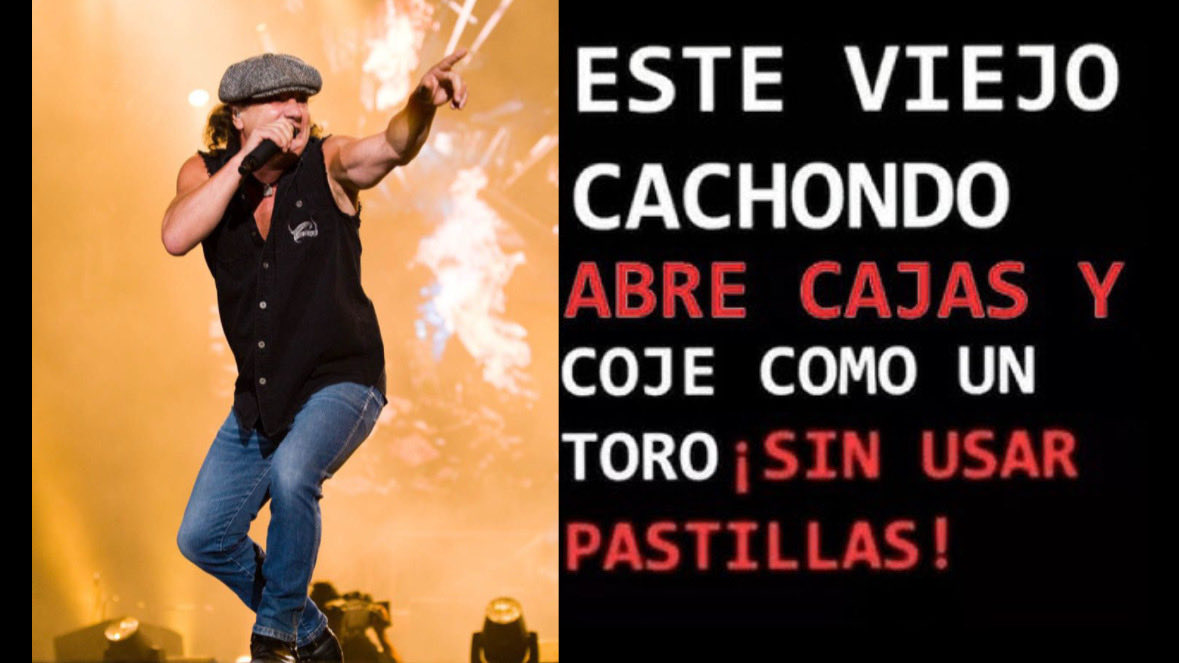guill3rojass_'s tweet photo. Brian Johnson es mi puto padre. https://t.co/qDDFMztBjY