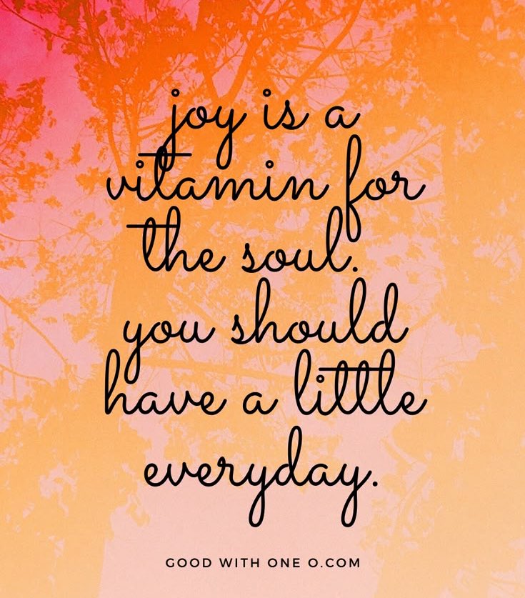 suziday123's tweet image. Saturday Friendly Reminder… Joy is a vitamin for the soul. You should have a little every day. 🙌🧡 #EnjoyLife #SaturdayThoughts #weekendvibes