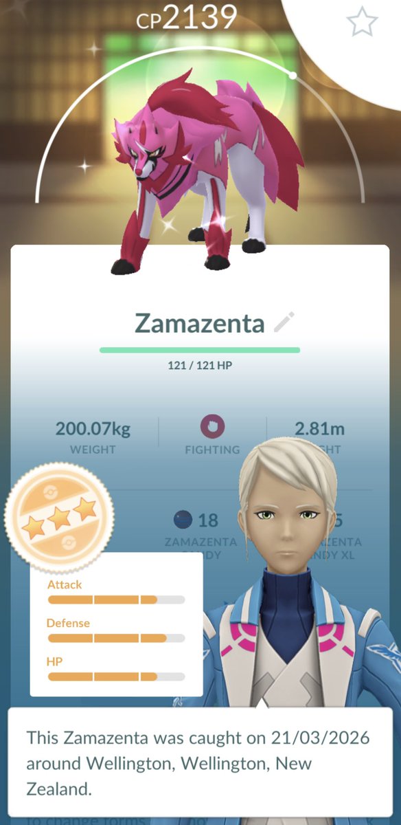 soda_sync's tweet photo. Shiny dogo 🌷
#PokemonGO https://t.co/79BHdHNUtF