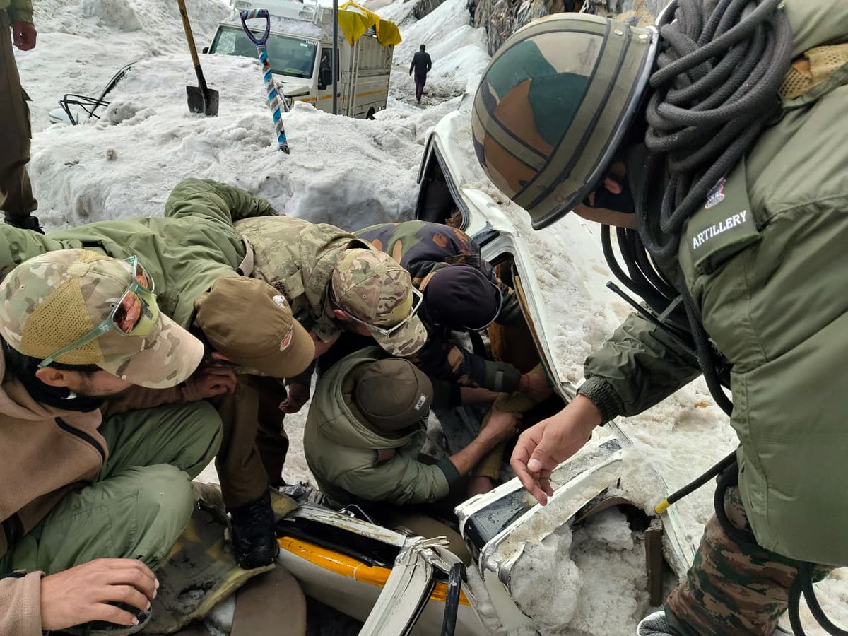 Heartbroken This is realy sad to hear the incident and loss of lives on Zojila pass My heartfelt condolence to the bereaved families of this unfortunate incident.Thanks to district Adm. <a href="/KargilPolice/">DISTRICT POLICE KARGIL</a> <a href="/LAHDC_Kgl/">LAHDC Kargil</a> <a href="/Indian_Army/">Indian Army</a> BRO,Medical team&amp; every volenteer rescuing the incident.