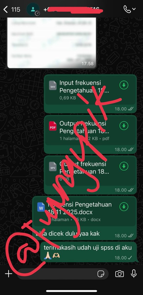 cyu~ joki tugas spss start 10k| wa fastrespon tweet media