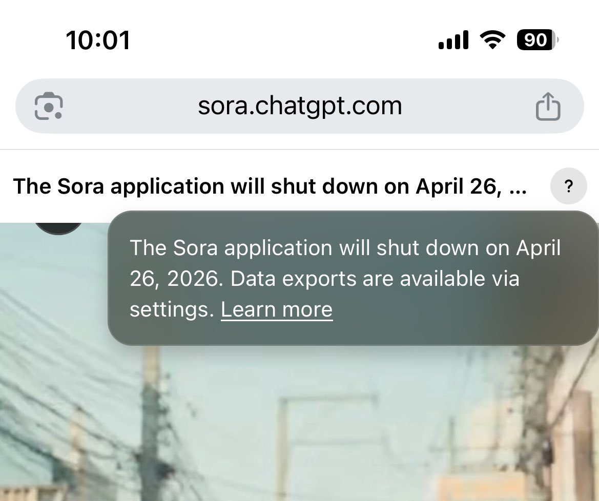 Eggxyforce's tweet photo. Sora shuts down April 26, 2026 😔

Official notice is here.

RTX 5090 32GB on RunPod @ $0.69/hr  
+ First $10 = random bonus up to $500 credits 🎁

No filters. Full control.

→ https://t.co/YFyQQ7CUa6

Your plan after Sora? 👇

#CloudGPU #RTX5090 #AIVideo https://t.co/VxxWMDp4MJ