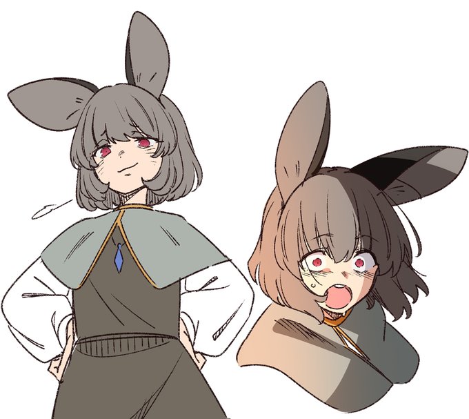 調子に乗っている時のナズーリンと、掘っ立て小屋を爆破された時のナズーリン 