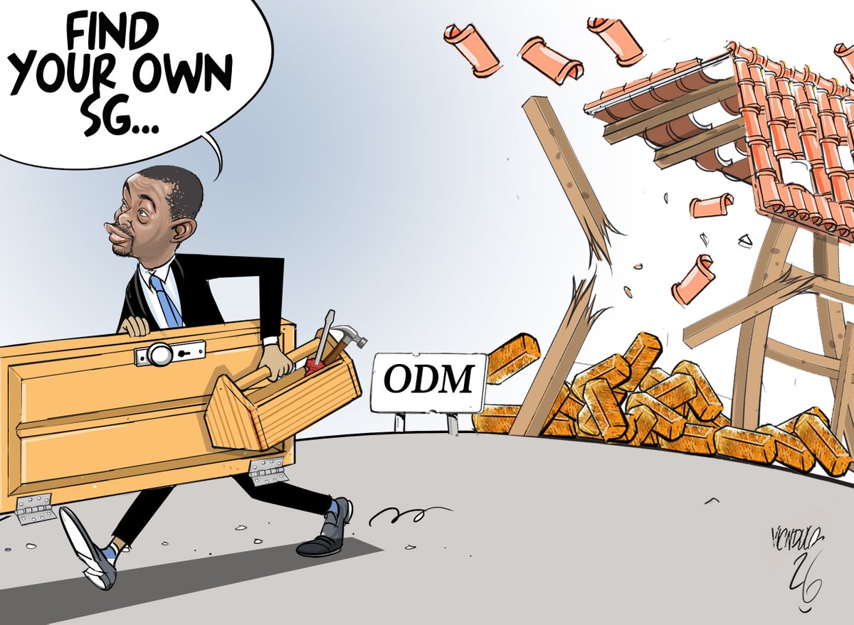 ndula_victor's tweet image. Cartoon for @NationAfrica  #ODM #Sifuna