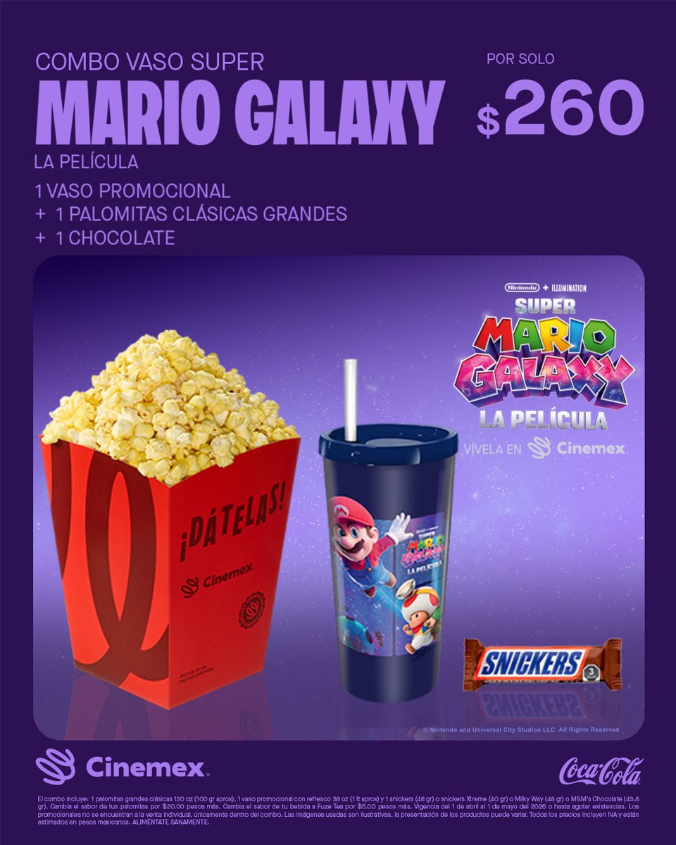 Cinemex tweet media