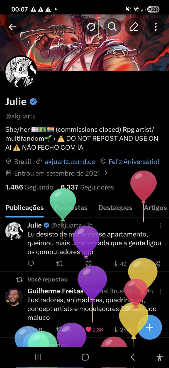 Julie tweet media