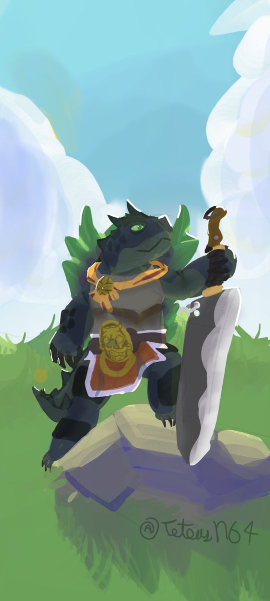 ColorN64's tweet photo. Imugi from brawlhalla! My fav character 
#art #brawlhalla #furry https://t.co/cw4KJRF9fR