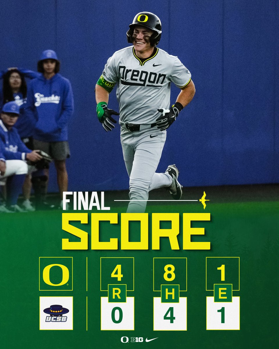 Oregon Duck Baseball tweet media