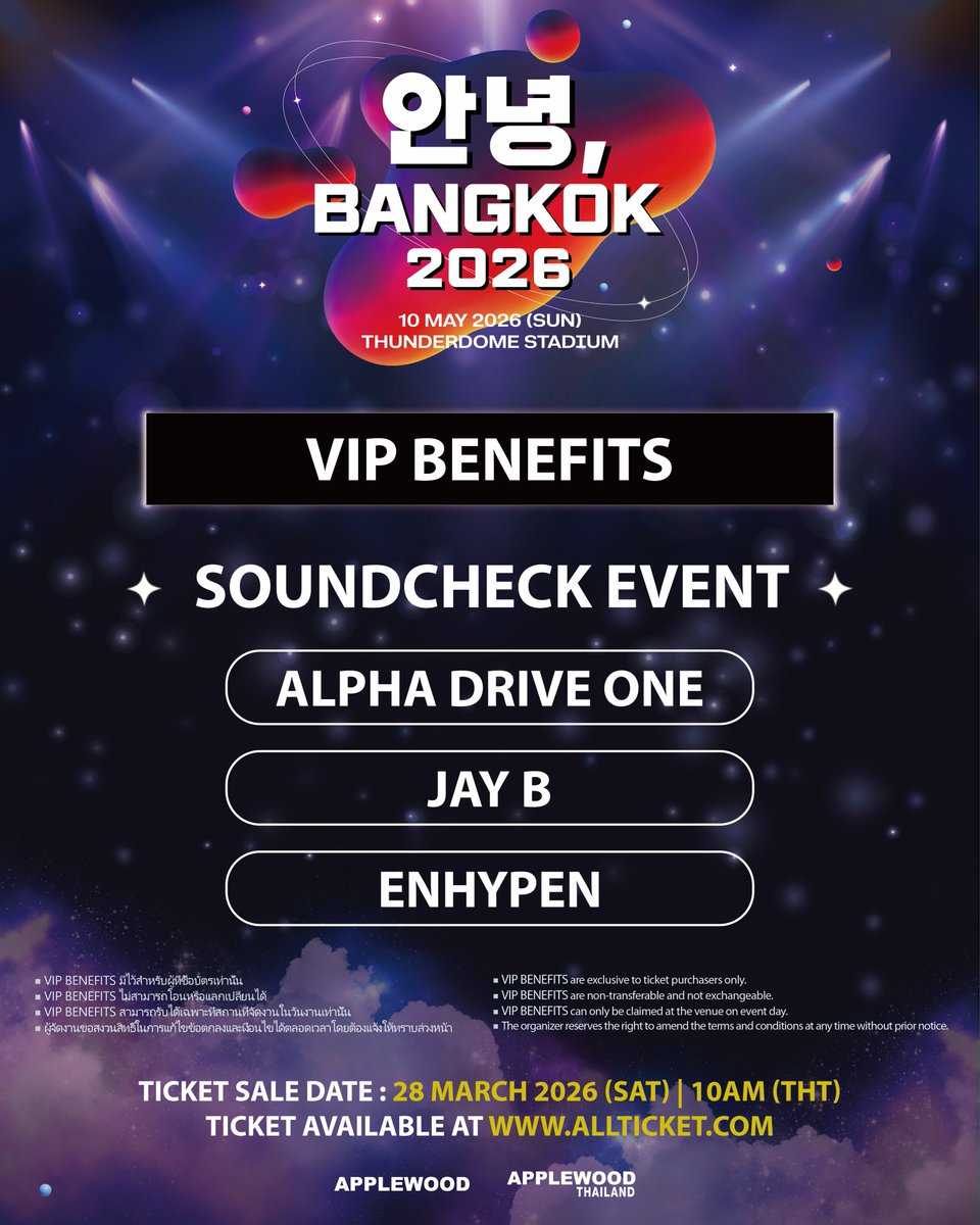 รับกดบัตรหลุดนะคะ
ค่ากดต่อ 1 ใบ / เรทผ่อนถึงก่อนวันงาน
💜💙 300 บาท / +150
💚🩵 350 บาท / +250
💛 400 บาท / +300
❤️ 500 บาท / ยืน +350 / นั่ง +400
ส่ง EMS 50 บาท / นัดรับก่อนวันงาน
DM ได้เลยค่ะ
ถ้าตอบช้ารบกวนเฟบหรือฟอลหรือเมนชั่นนะคะ เดมไม่เตือนลูกค้าใหม่ค่ะ 🙏🏻
#ANNYEONG_BANGKOK