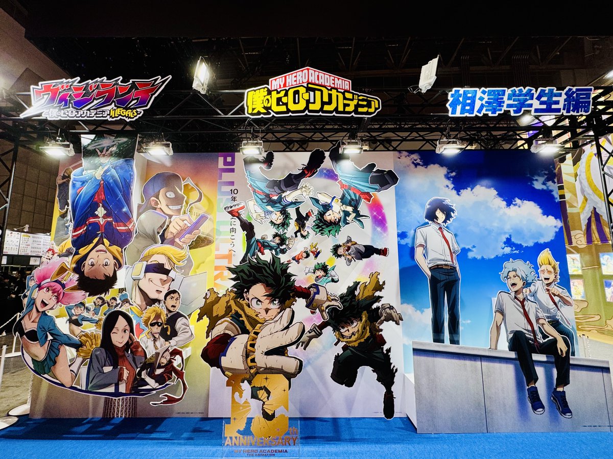 TOHO animationブース】 キービジュアルやキャラクターパネル、場面