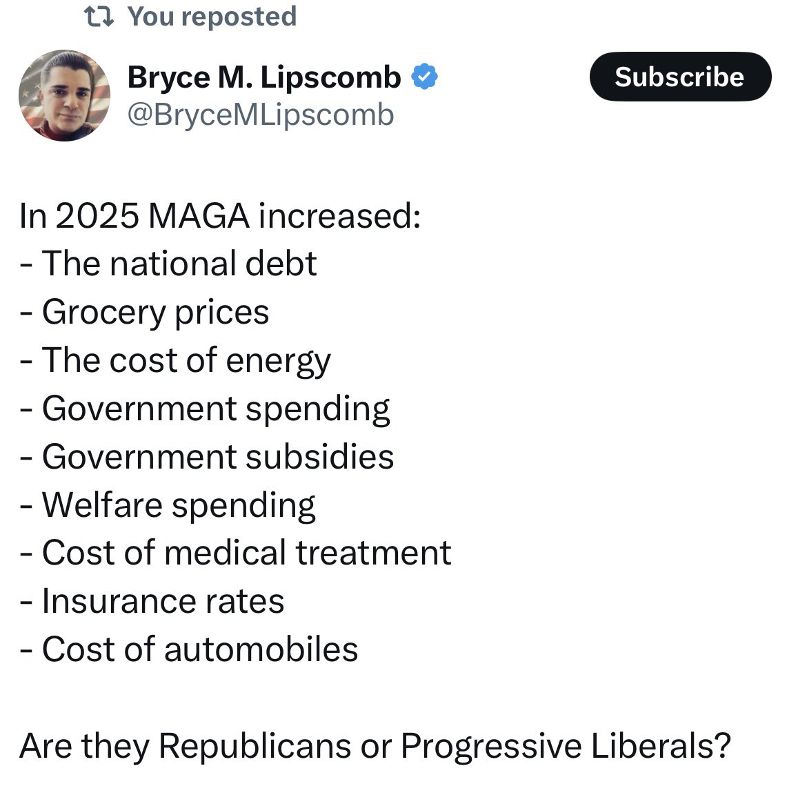 Conservatarian 🇺🇸🐊 🐍🌴☀️ tweet media