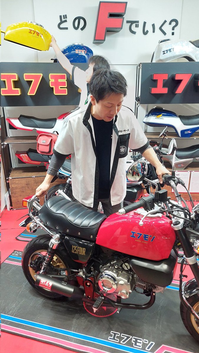まじめな林さんを見られるのはレア？···🤣
#TTBモータース
 #東京モーターサイクルショー