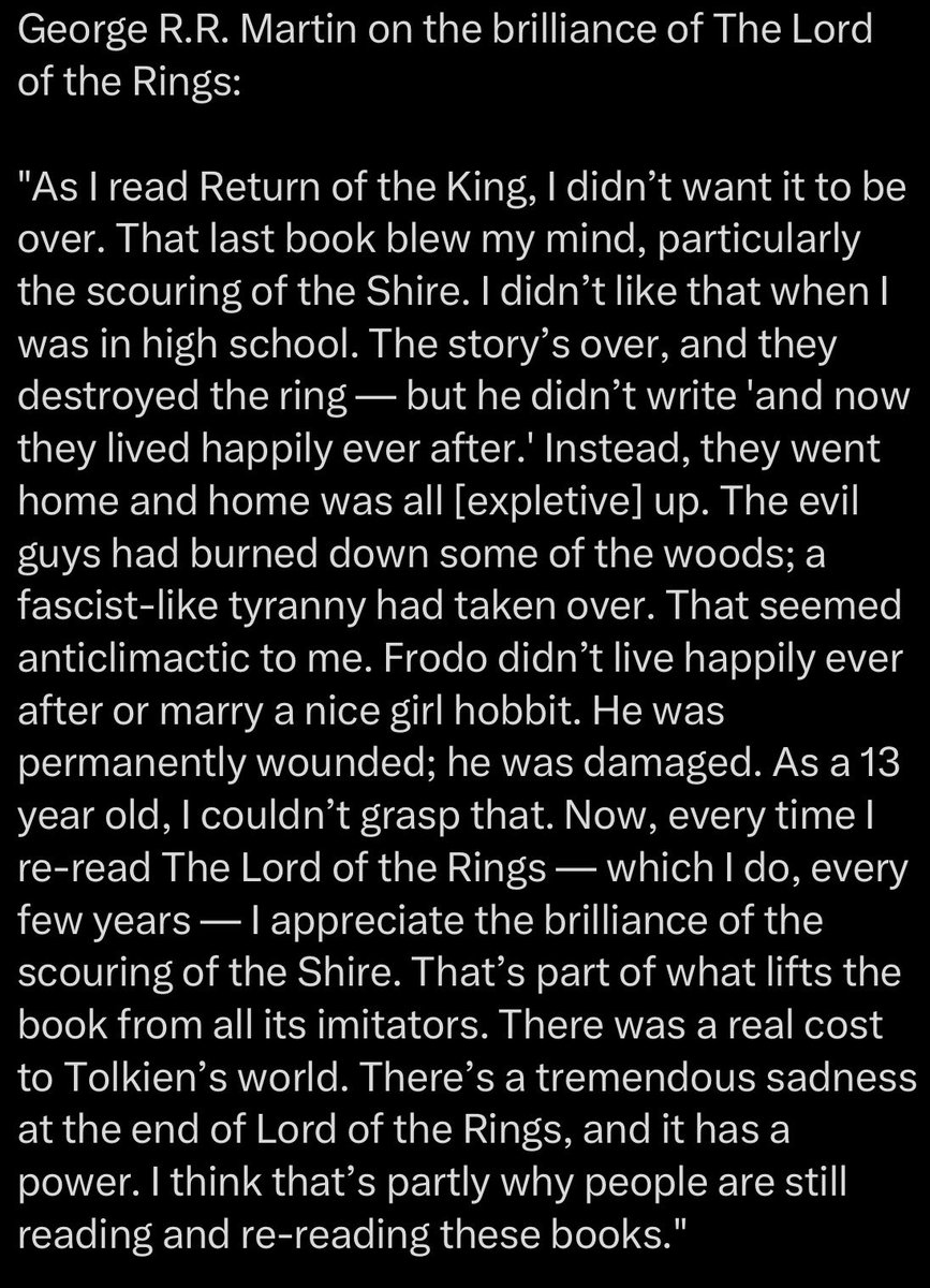 LOTR really is the goat