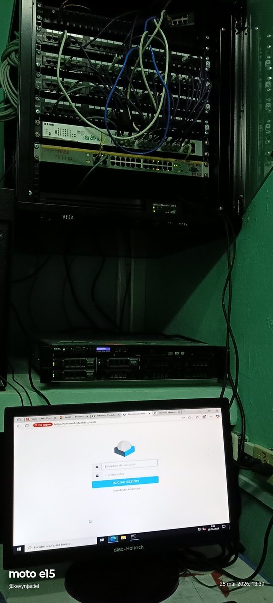 kevynjaciel's tweet photo. ✅ Soporte a las Plataformas de Redes Telematicas del Centro Provincial de Información ℹ️ de Ciencias Médicas Matanzas ⚕️.
#hometelsurl
#networking
#ServerSolution https://t.co/gBn2BdErBx