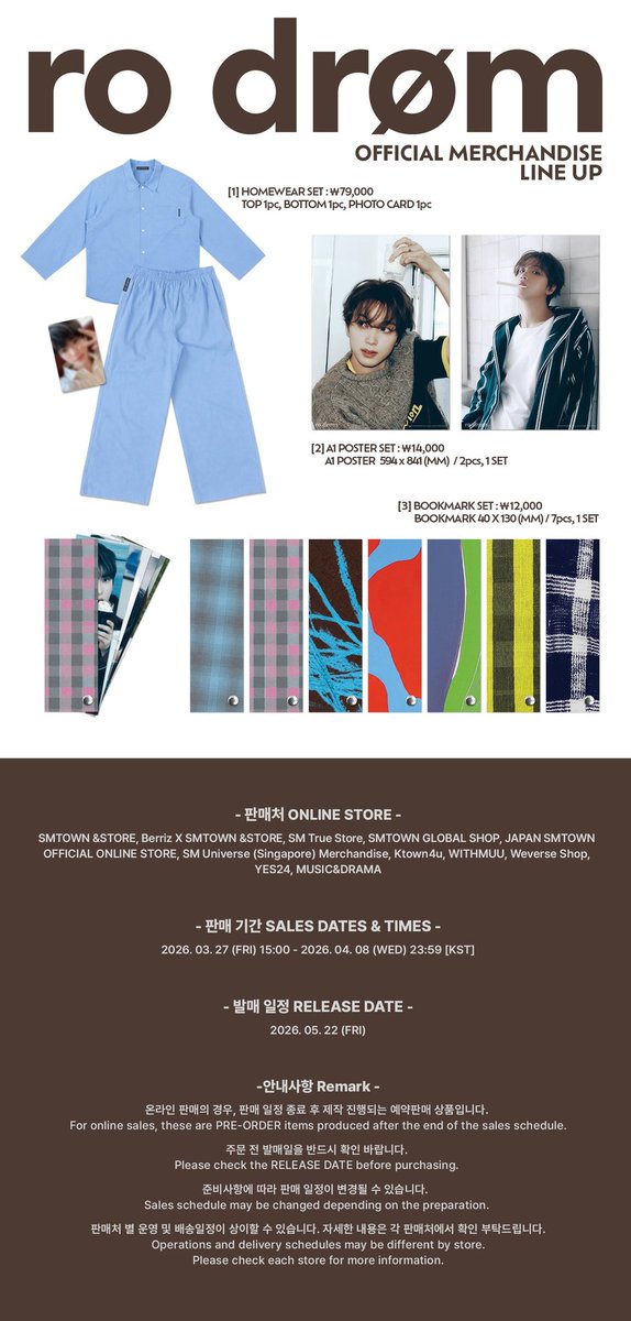 Open PO Nct dream - ro drom MD
✅Go line &amp; wa
✅Bersih Ina
✅Choose member
❌Pack
❌Hnr

❗Close PO 6 April 20.00 wib❗

Photobook
💰715k dp 390k (est 1.7kg)

Bookmark
💰140k dp 110k (est 100gr)

Homewear set
💰880k dp 700k (Est 600gr)