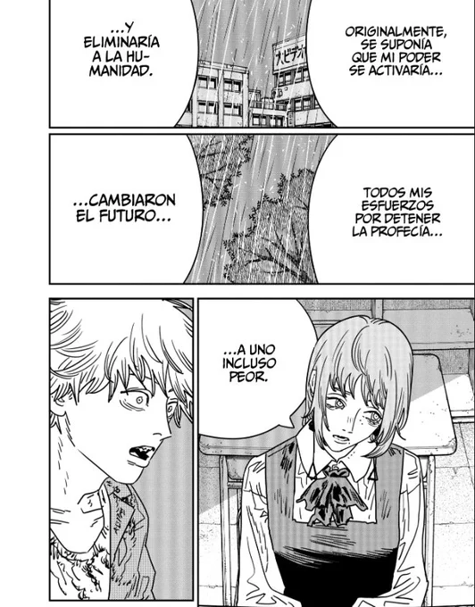 El final ya es anticipado con la profecía de Nostradamus, queriéndo evitarla se creó el peor destino posible, peor que la muerte.

El peor destino para Aki fue ser asesinado por Chainsaw Man. 

El peor destino para la humanidad se anuló cuando Chainsaw Man se asesinó a sí mismo. 