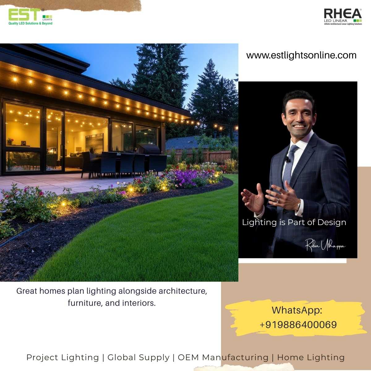 estlights1's tweet photo. Lighting is Part of Design.
Great homes plan lighting alongside architecture, furniture, and interiors.

#projectlighting #globalsupply #oemmanufacturing #homelighting #rhealedlinear #estlights #interiors #architectural #smartlighting #indoorlighting #outdoorlighting https://t.co/WgYO5KmBp5