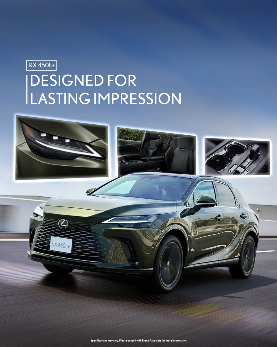 LexusID's tweet image. Every line and curve is purposefully designed, ensuring that everything you see and touch makes a lasting impression effortlessly.

#Lexus #LexusIndonesia #LexusRX #ExperienceAmazing #LexusElectrified