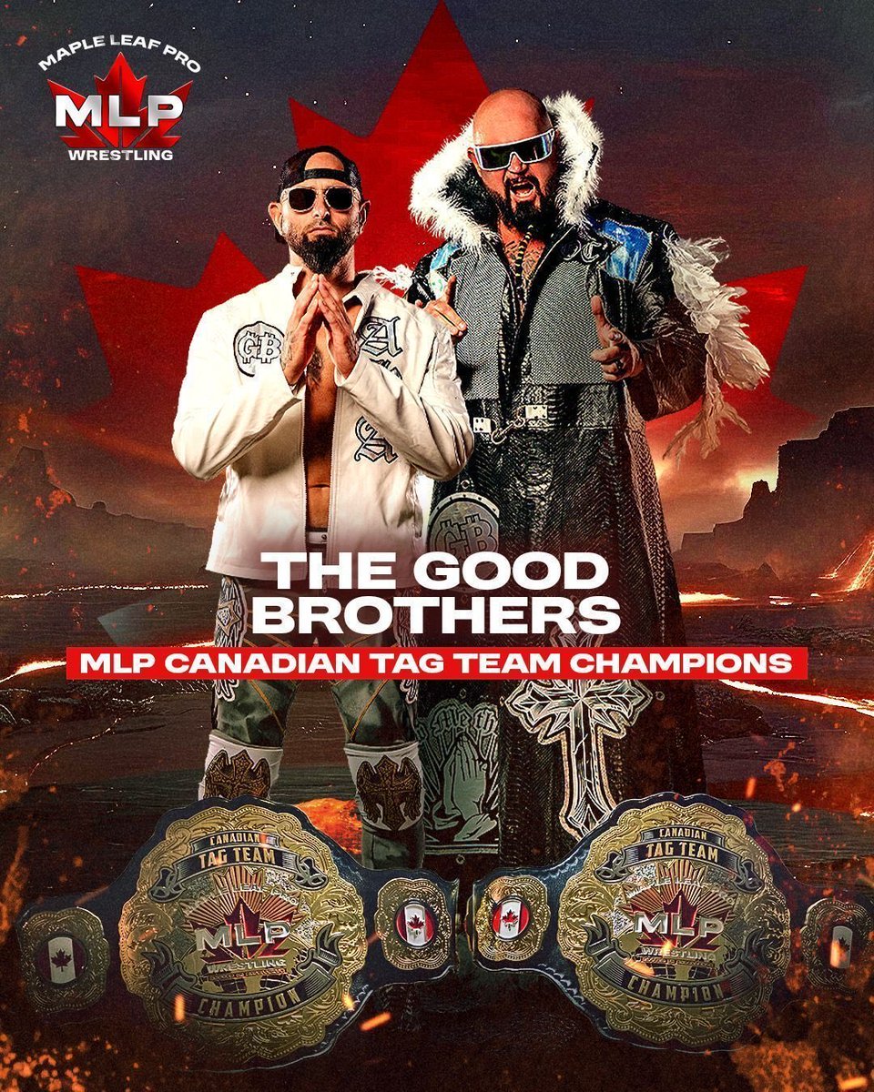 HeelEmerson's tweet image. Nobody in the business works harder than @The_BigLG and @MachineGunKA! Congratulations brothers, this is well deserved and earned!! The greatest tag team in the world! #BeltCollectors