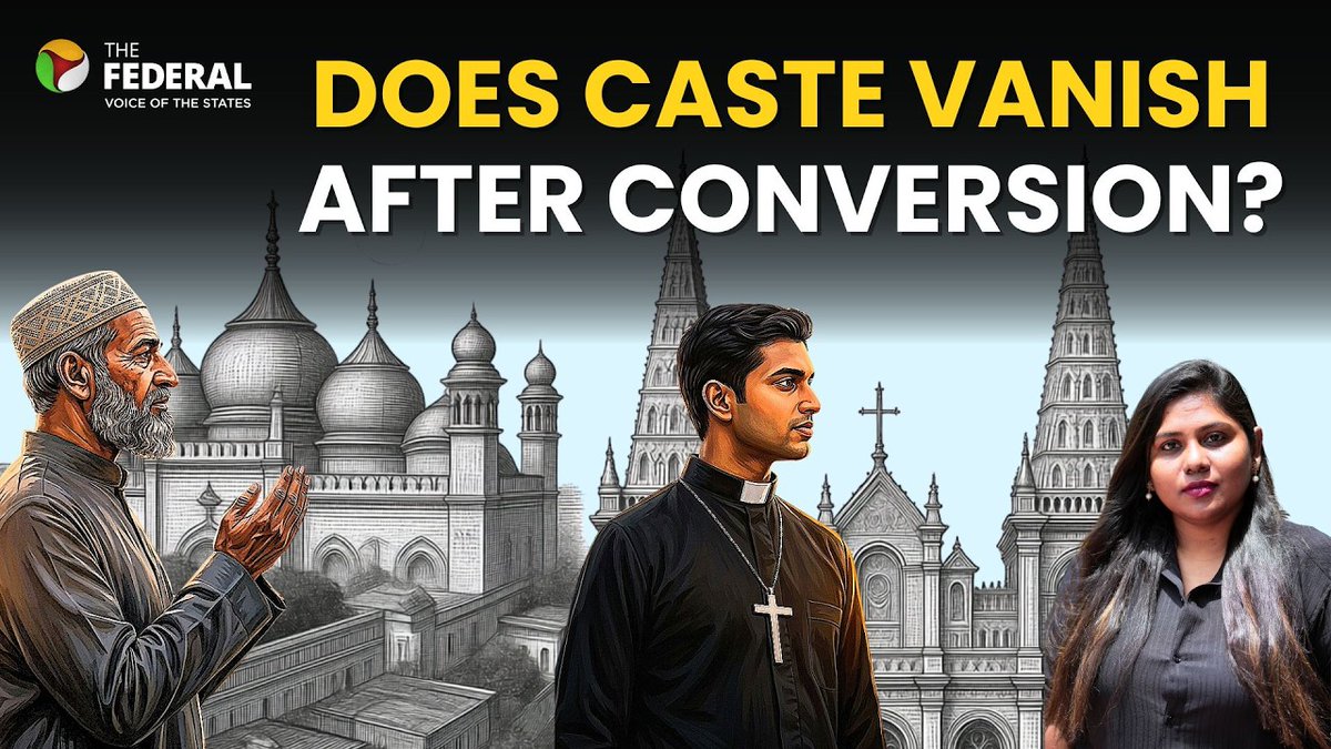 TheFederal_News's tweet image. Is caste bigger than religion in India? SC says Dalit status ends after conversion, but what does ground reality say? 

WATCH | youtube.com/watch?v=D6MaFu…

For more videos like this, subscribe: youtube.com/@thefederal

#SupremeCourt #ReligiousConversion #DalitCommunity #SC #ST
