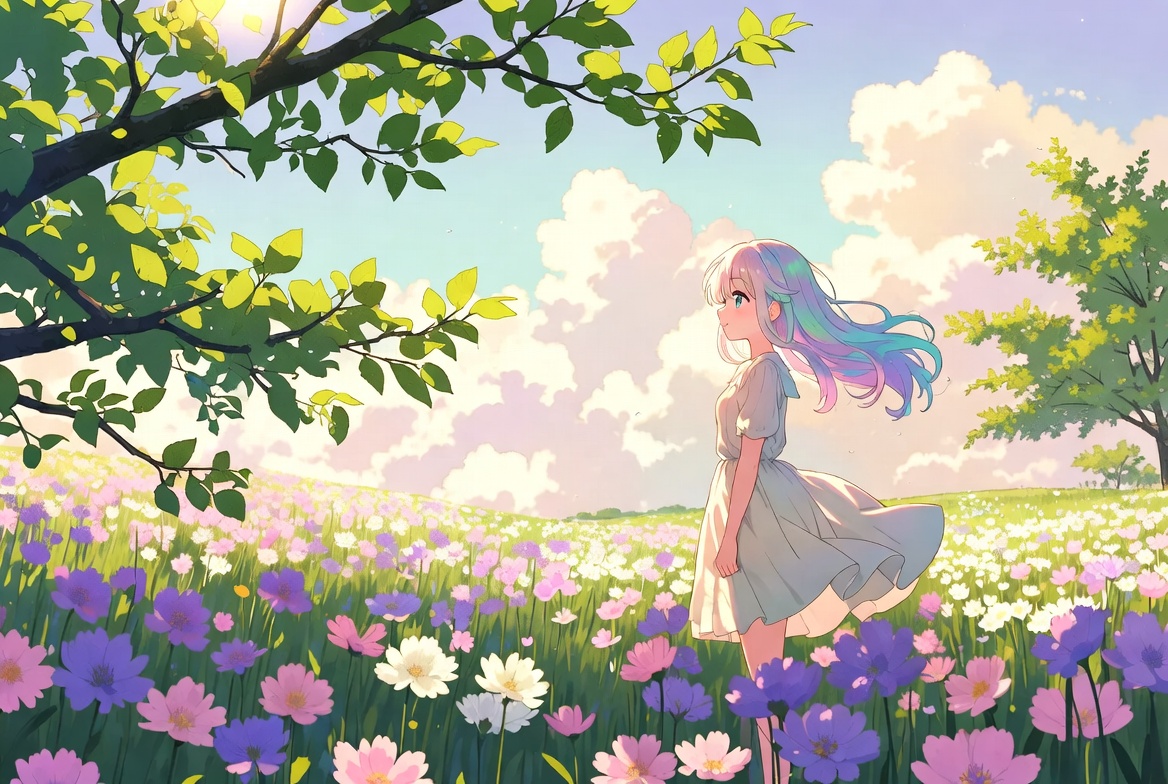 ascnex's tweet photo. 春の色が記憶をそっと染める🌿

雲の白がほどけ🌸
若葉の緑が春のパレットをひらく🌼

花の淡色が影をやわらげ🌱
ふわり移ろう色が季節を映す🌞

形の残響が自然の設計図🍃
色の記憶が人の美意識を育てる🌷

ほろり観察が世界を深め🌿
色の物語を照らす春が訪れる🌸

#清明 #自然のパレット #春の観察 https://t.co/80TZYiqZBH