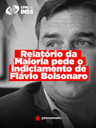 A familícia vagabunda dos Bolsonaros está envolvida em todos os roubos.

Relatório da CPMI do INSS pede o indiciamento do ex-presidente Jair Bolsonaro pelos crimes de furto qualificado contra idosos, organização criminosa e improbidade administrativa.
O senador Flávio Bolsonaro