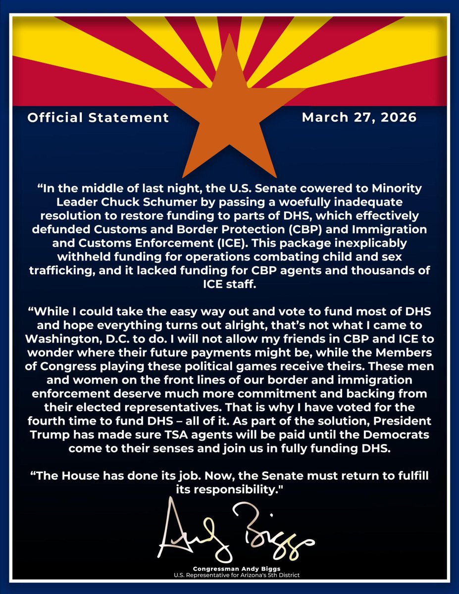 Rep Andy Biggs tweet media