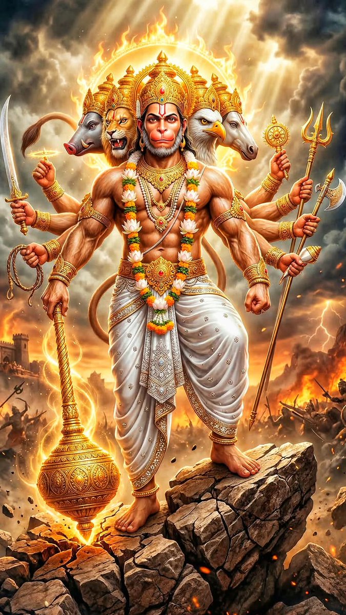 सुप्रभात 🙏🚩
आज की ये सुनहरी सुबह उस महावीर के नाम,
जिसने बचपन में ही सूरज को फल समझकर निगल लिया,
जिसकी भक्ति में शक्ति और शक्ति में विनम्रता बसती है,
जिसके नाम से हर भय मिट जाता है — हनुमान
आपका दिन साहस, सफलता और आशीर्वाद से भरा रहे 
#हनुमान #बजरंगबली #सुप्रभात #जयश्रीराम