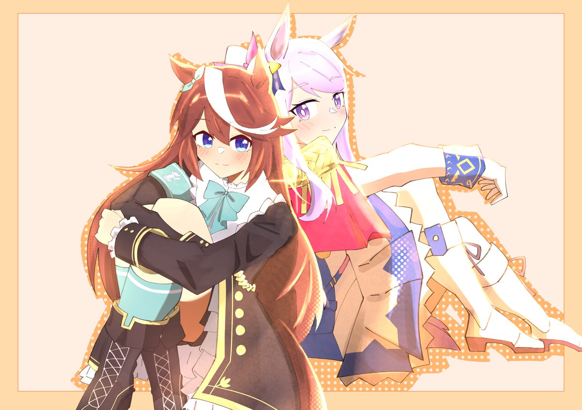 kousetsu___'s tweet photo. outfit swap 2/2

 #ウマ娘 #テイマク #umamusume #teimaku #mejiromcqueen #メジロマックイーン #tokaiteio #トウカイテイオー https://t.co/e7L39JxgYR