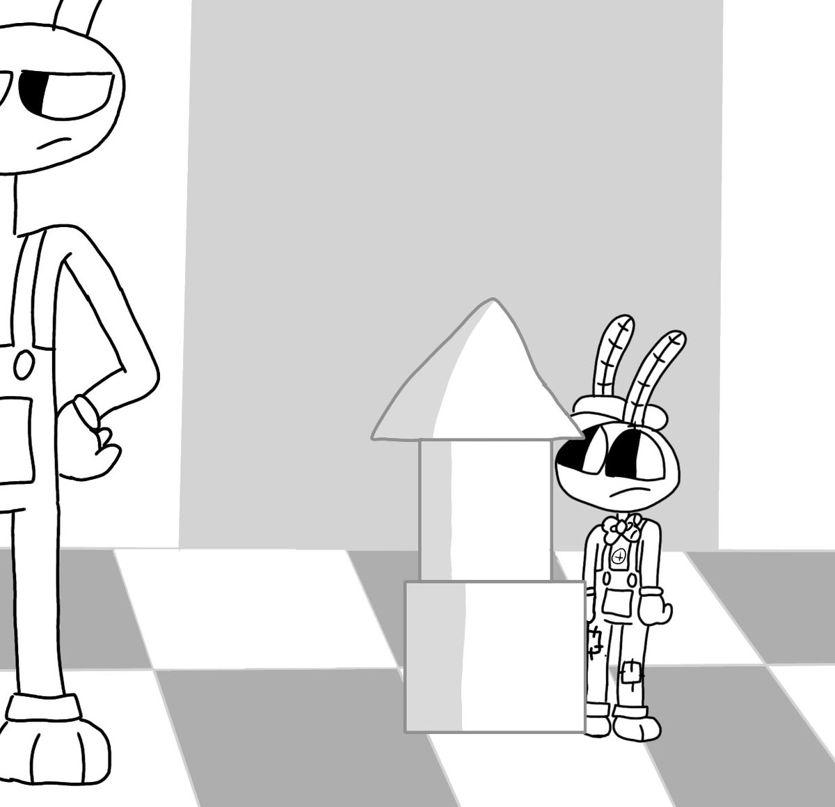 A silly little art piece I made a while ago, but never posted. 

#TheAmazingDigitalCircus #tadcJax #JalecSuperShowAU