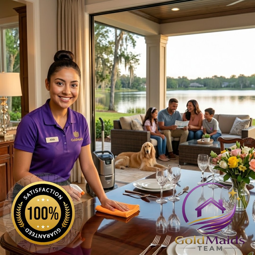 goldmaids_team's tweet image. Lake Mary Executives: The corporate week is over. Pour a glass of wine, relax on the patio, and completely delegate your Easter preparation. 🍷🌅

Read our Twilight Reset guide: 📖 goldmaidsteam.com/deep-cleaning-…

#LakeMaryFL #FridayVibes #EasterPrep #DeepCleaningFL #GoldMaidsTeam