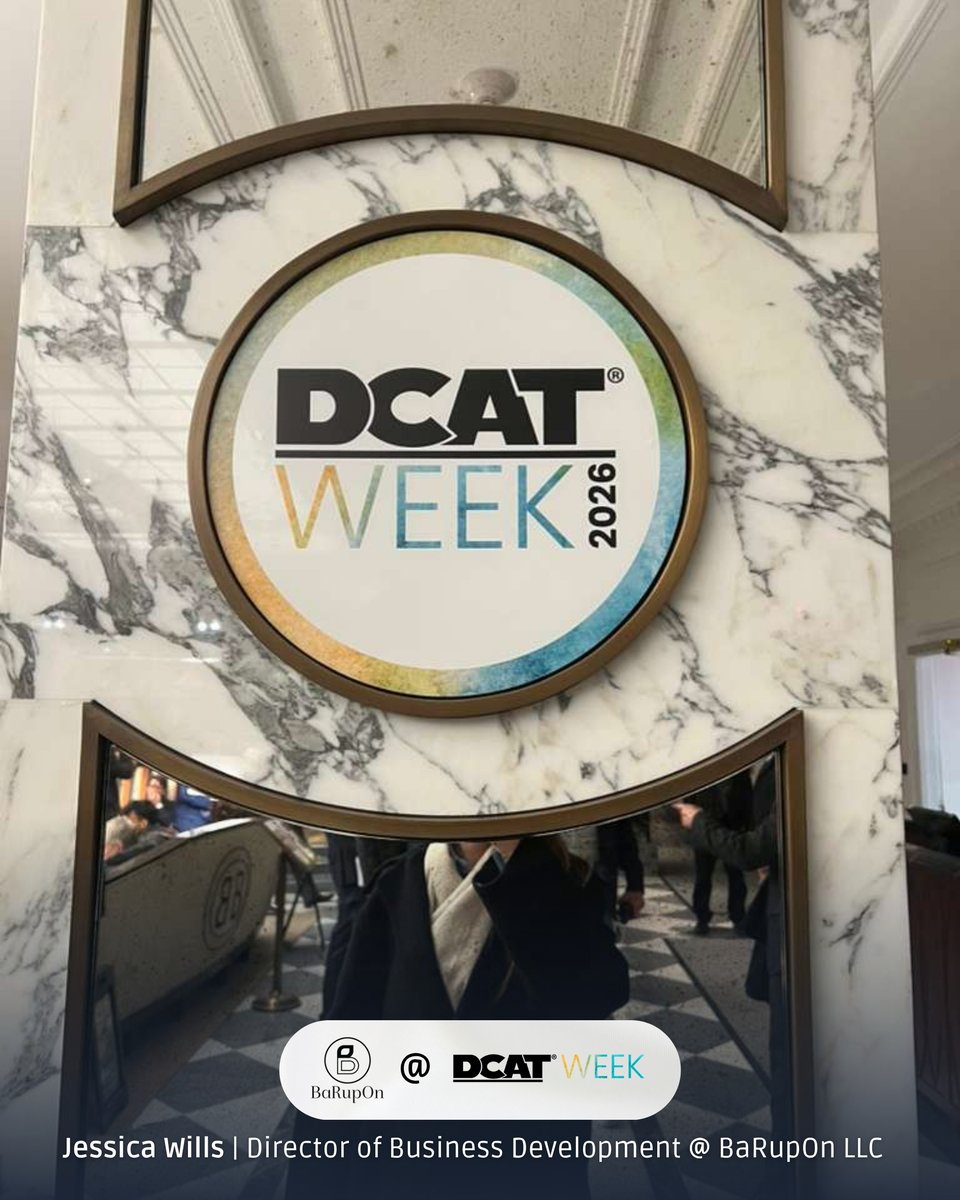 _BaRupOn's tweet image. DCAT Week 2026 in New York—wrapped.

Strong conversations across pharmaceutical manufacturing and supply chains, with BaRupOn on-site.

A clear theme: resilient, infrastructure-backed models are shaping what comes next.

#BaRupOn #DCATWeek #Pharma #HealthcareInfrastructure