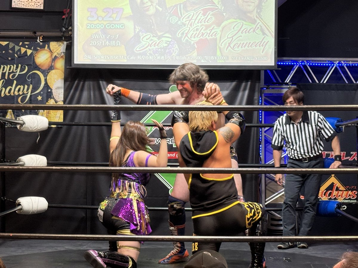 マッキー .M's cafe.エル・ワーク.柳ケ瀬プロレス.m&m'sAnnex tweet media