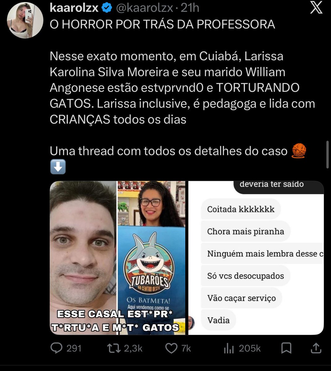 caroline tweet media