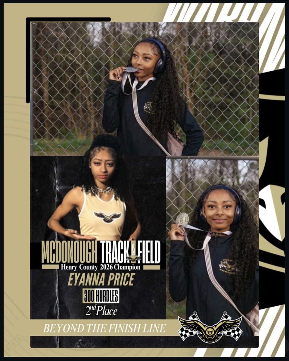McDonoughHS_AD's tweet photo. 🏁🥈🥉

Congratulations Jalen &amp; Eyanna on your incredible performances in the county championship!

#BeyondTheFinishLine🏁
#WarhawkPRIDE🦅 https://t.co/EBgwEIvHwD