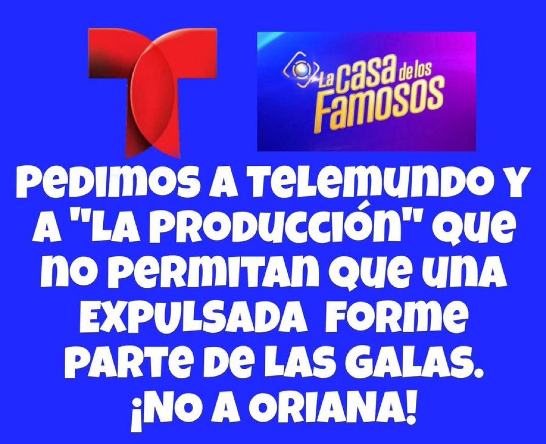 VicctorFl's tweet photo. #LCDLF6 
#FueraOriana https://t.co/9mJGT1uOIb