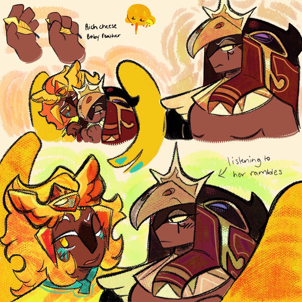RaccoonRouge's tweet photo. 🦅🧀

#goldensmoked #cookierun #cookierunkingdom #smokedcheesecookie #goldencheesecookie  #cookierunart https://t.co/hv5DmtbnaX