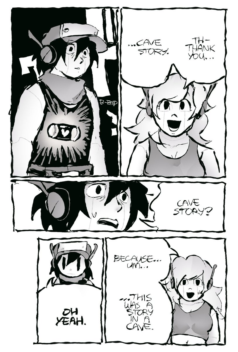 marshballs_'s tweet photo. funny caption #cavestory https://t.co/T92xghidnP