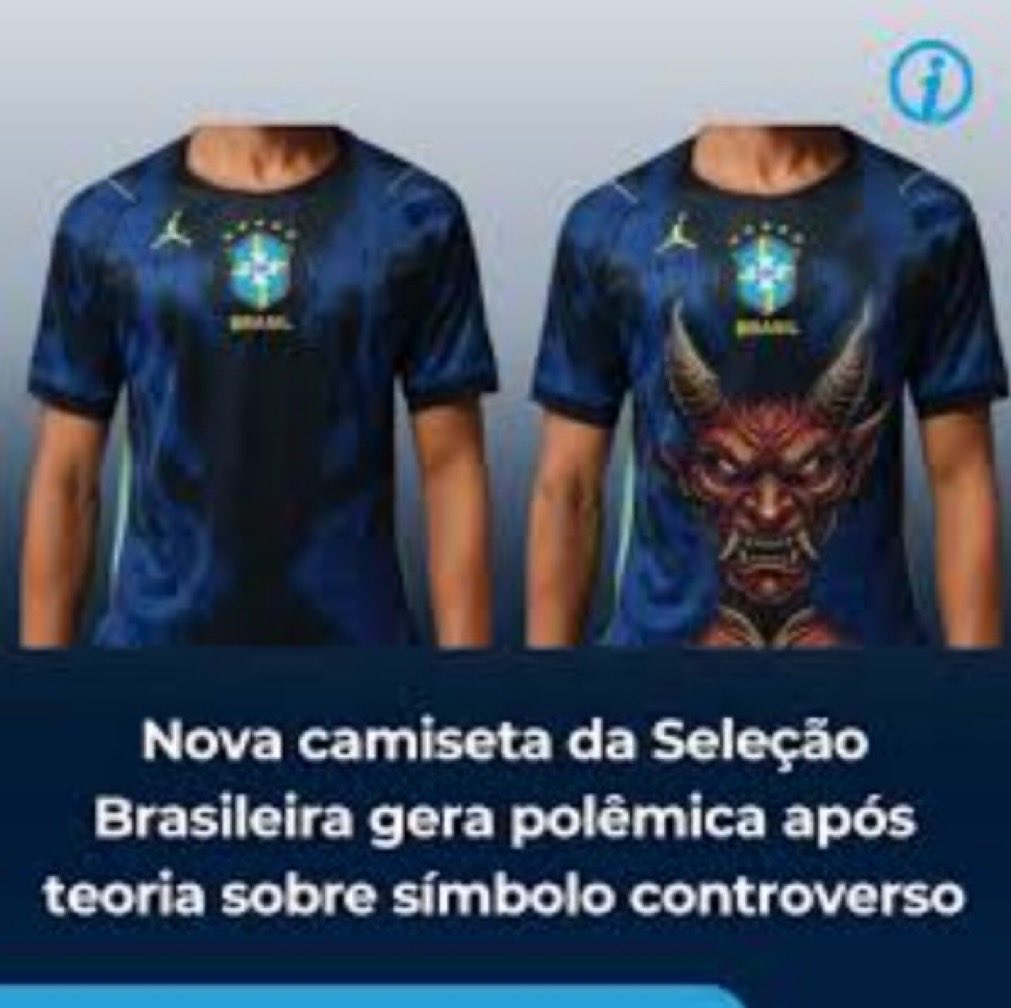 Mineiro64551249's tweet photo. @mairton_costa Não é mera coincidência, tudo isso tem método! A decadente @nike e a corrupta @CBF_Futebol , estão cientes desse esquema satânico, do ocultismo e satanismo associado à imagem.
#CBFsatanica #ForaNike https://t.co/uMlYcQ7A4z