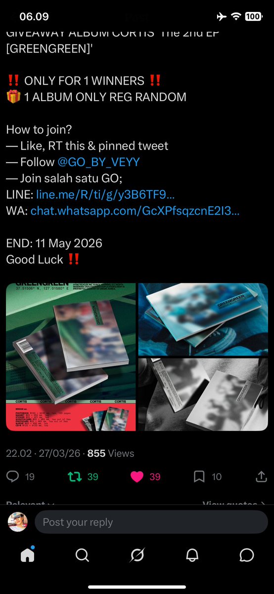 Feyn, M. GO GREENGREEN! tweet media