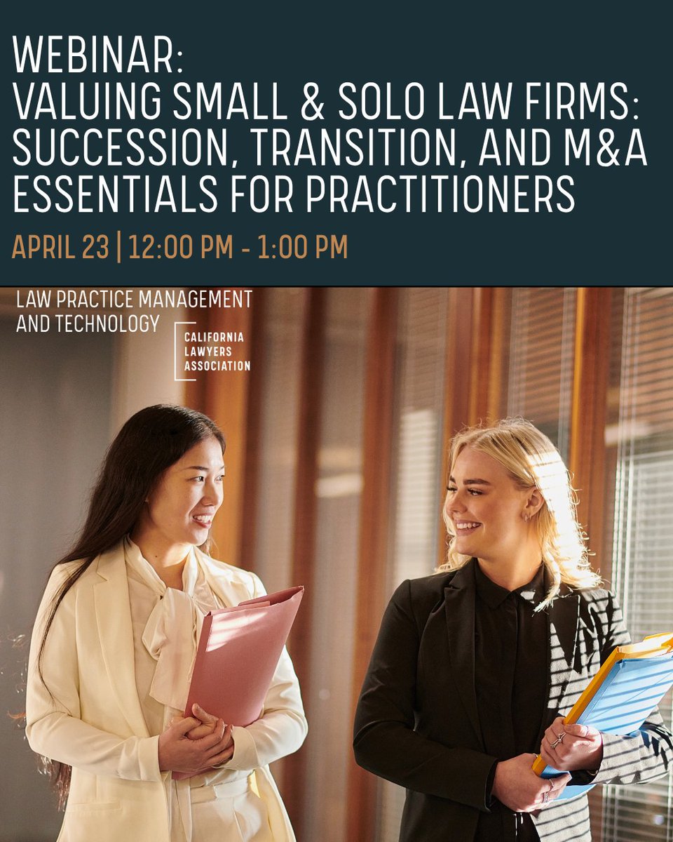 CLA Law Practice Management & Technology Section tweet media