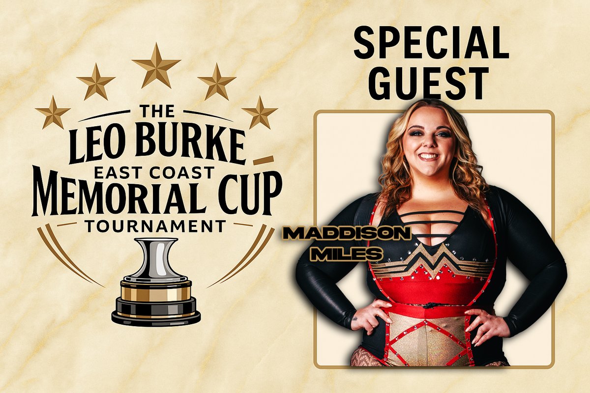 DaveBoyce's tweet image. We are excited to announce that @Maddison_Miles  will be a special guest at the Leo Burke East Coast Memorial Cup Tournament.

&amp;lt;&amp;lt;GET TICKETS HERE&amp;gt;&amp;gt; LeoBurkeCup.eventbrite.ca

June 20th, in #Halifax, Nova Scotia, inside the beautiful McInnis Room, 6136 University Avenue

@haligonia