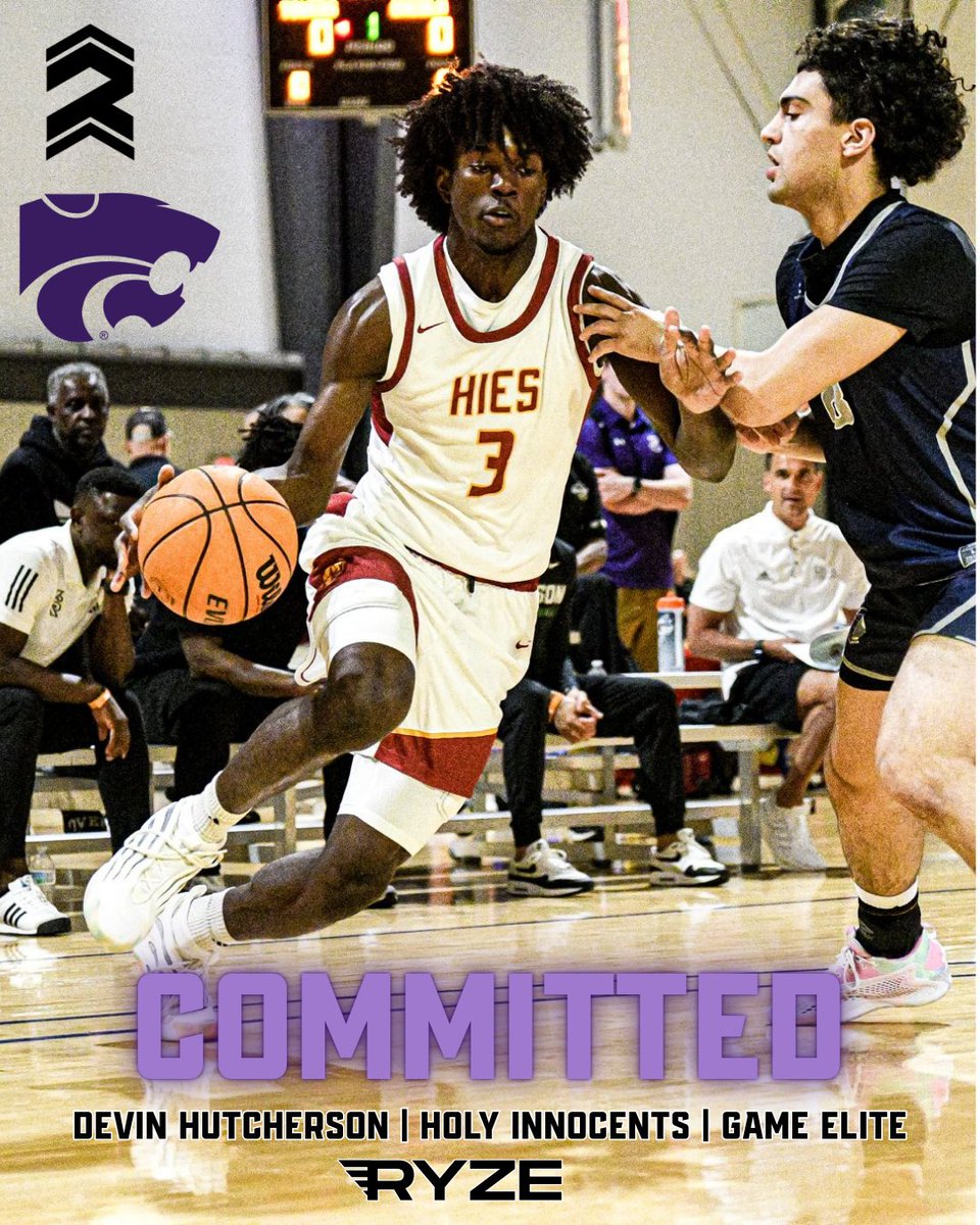 RYZEHoops's tweet photo. After receiving his release from Belmont, 2026 SG Devin Hutcherson has now decided to follow head coach Casey Alexander and committed to Kansas State. https://t.co/fyDaLPEbtL