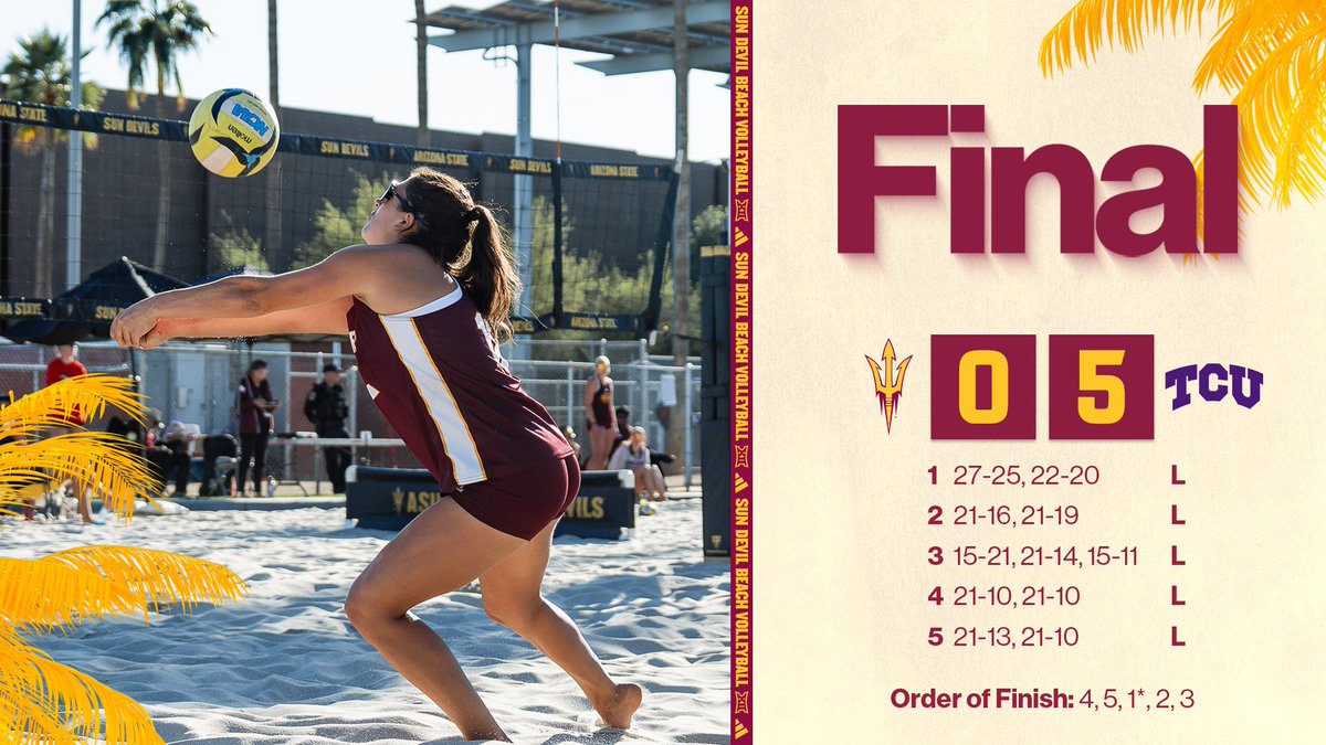 Sun Devil Beach VB tweet media