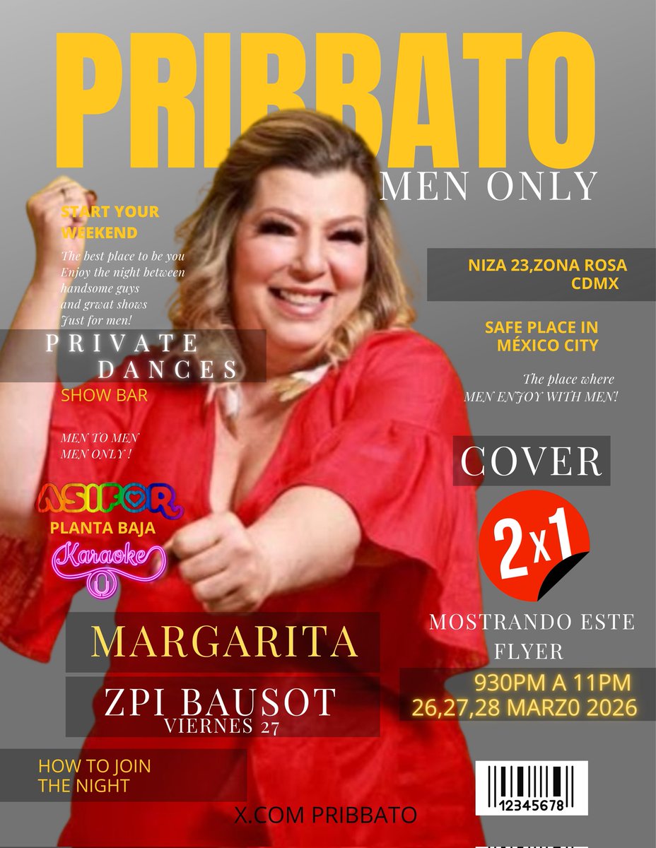 PRIBBATO SHOW BAR /SOLO PARA HOMBRES tweet media