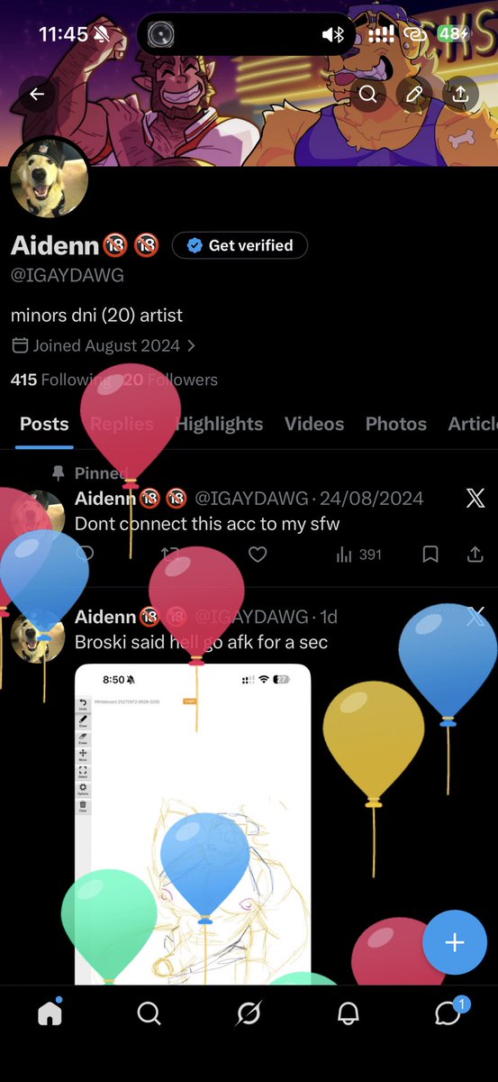 IGAYDAWG's tweet photo. Ballonssdsd https://t.co/ogbJkYSRBt
